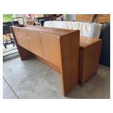 Wooden File Cabinet with Storage