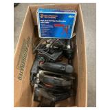 Box Lot With B & D Circular Saw, True Value &.