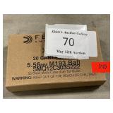 (20) Rounds Of Federal 5.56 Ammo