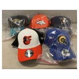 (5) Assorted Sports Caps