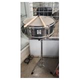 (1) Percussion Plus Snare Drum w/ Stand & Pair Of