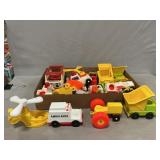 Collection Of Fisher-Price Vehicles