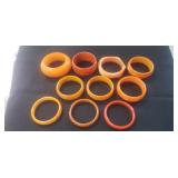 (10) Vintage Bakelite Bangle Bracelets