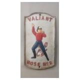 (1) Vintage Cast Iron Fire Company Mark