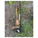 Brooms, Rakes and Shovel