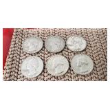 (6) U.S. Silver Quarters (90% Silver)