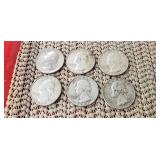 (6) U.S. Silver Quarters (90% Silver)