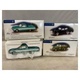 (3) Dept. 56 Porcelain Cars