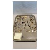 Tray Of Assorted Jewelry Including One Pair Of