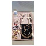 Tray Of Assorted Jewelry