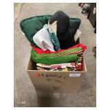 Assorted Linens, Chair Pad, Oven Mitt