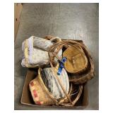 Box Lot Of Baskets
