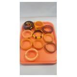 (10) Vintage Bakelite Bangle Bracelets