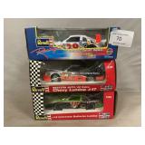 (3) Revell 1:24 Scale Die-Cast Stock Car Replicas