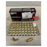 (50) Rounds Of Federal 9mm Luger Ammo