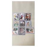 (9) Assorted NFL Football Cards