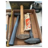 Sledge & Cross Peen Hammers, Canvas Tool Apron