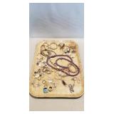 Tray Of Assorted Jewelry