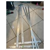 4' T-Squares, Strips Of Metal