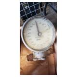 (1) Vintage Industrial Pressure Gauge By Buffalo