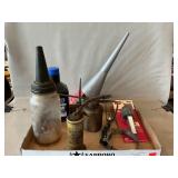 Oilers, Filter Wrench, Oil Bottle, 10W-30 Motor