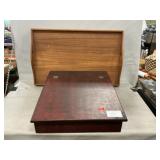Wooden Tray & Storage Box