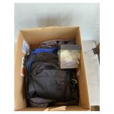 Box Lot With Fiero Seat Covers, Gym Bag, Mini