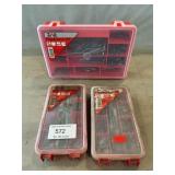 (3) Organizers With Assorted Driver Bits