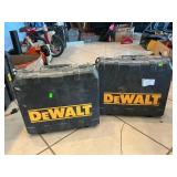(2) DeWalt Cordless 18V Hammer Drills Batteries &