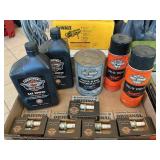 Harley Davidson Motor Oil, Spray Paint, Spark