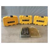 (3) DeWalt Drill Bits & Drivers, Loose Drill Bits