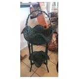 Wicker Plant Stand