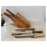 Knife Block With Knives