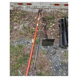 Tamper, Digging Iron and Pole Saw