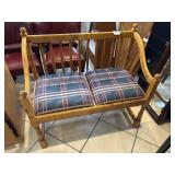 Wooden Frame Love Seat