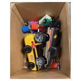 Box Lot With Little Tikes School Bus & Assorted