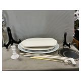 Platters, Plate Holders, Candlestick & More