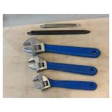 Not n-Slop Grip Adjustable Wrenches, Tire Lever,