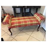 Plaid Settee