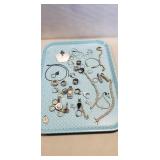 Tray Of Assorted Jewelry (Some Pieces Marked .925
