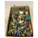 Lot Of Plastic Soldiers, Army Vehicl s