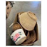 Box Lot Of Baskets