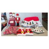 Tray Lot Of Assorted Christmas Decorations