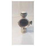 (1) Antique 'The Neverout' Carbide Bicycle Lamp