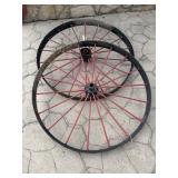 Cast Wagon Wheels