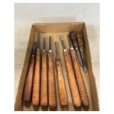 Vintage Craftsman Wood Lathe Cutting Tools