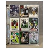 Binder With Assorted Football Cards