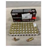 (50) Rounds Of Federal 9mm Luger Ammo