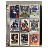 Binder With Assorted Football Cards