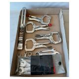 Locking C-Clamps, Combination Wrenches, T-Level